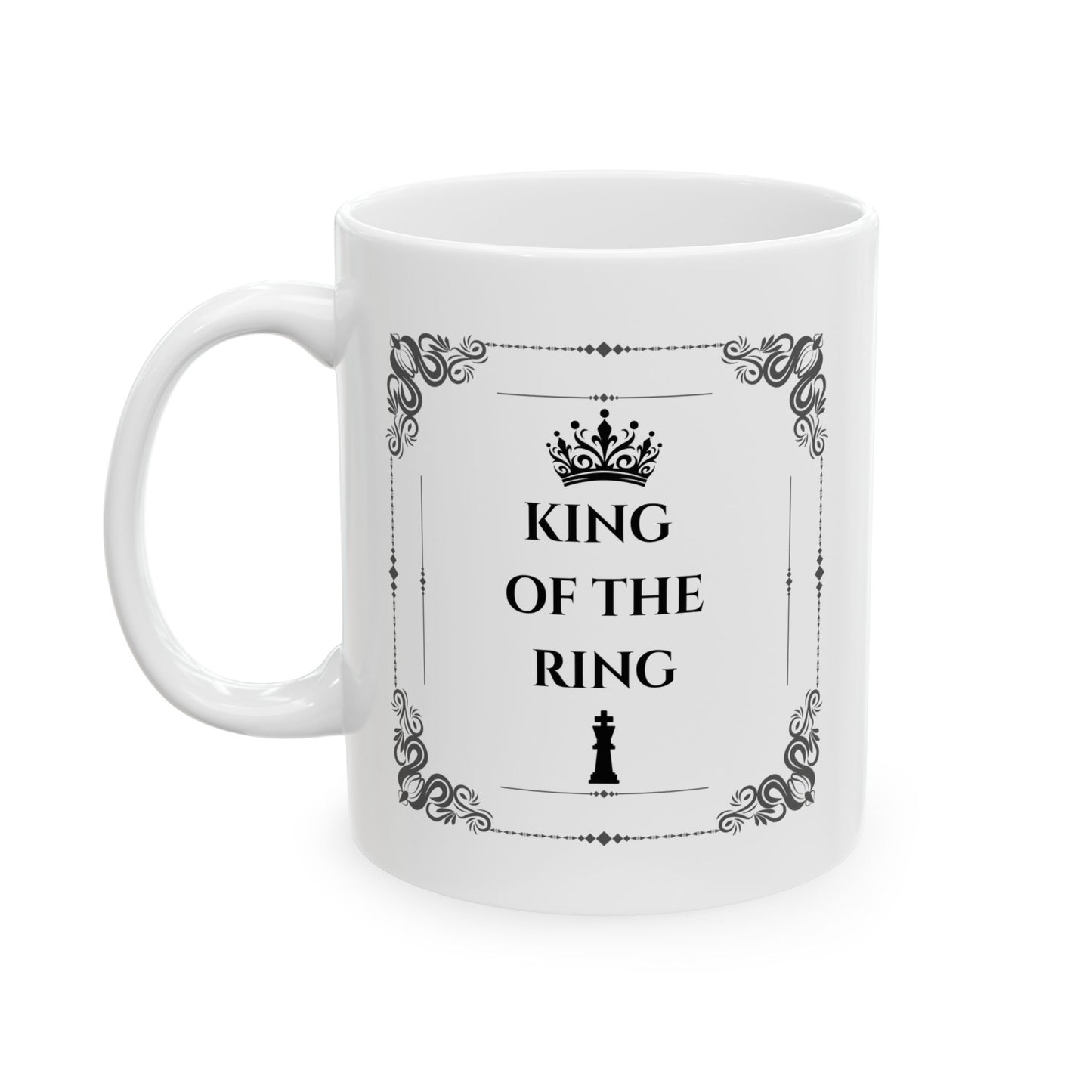 Lion King Boxing Mug – Minimalist Fighter Design | Perfect Gift for Boxers