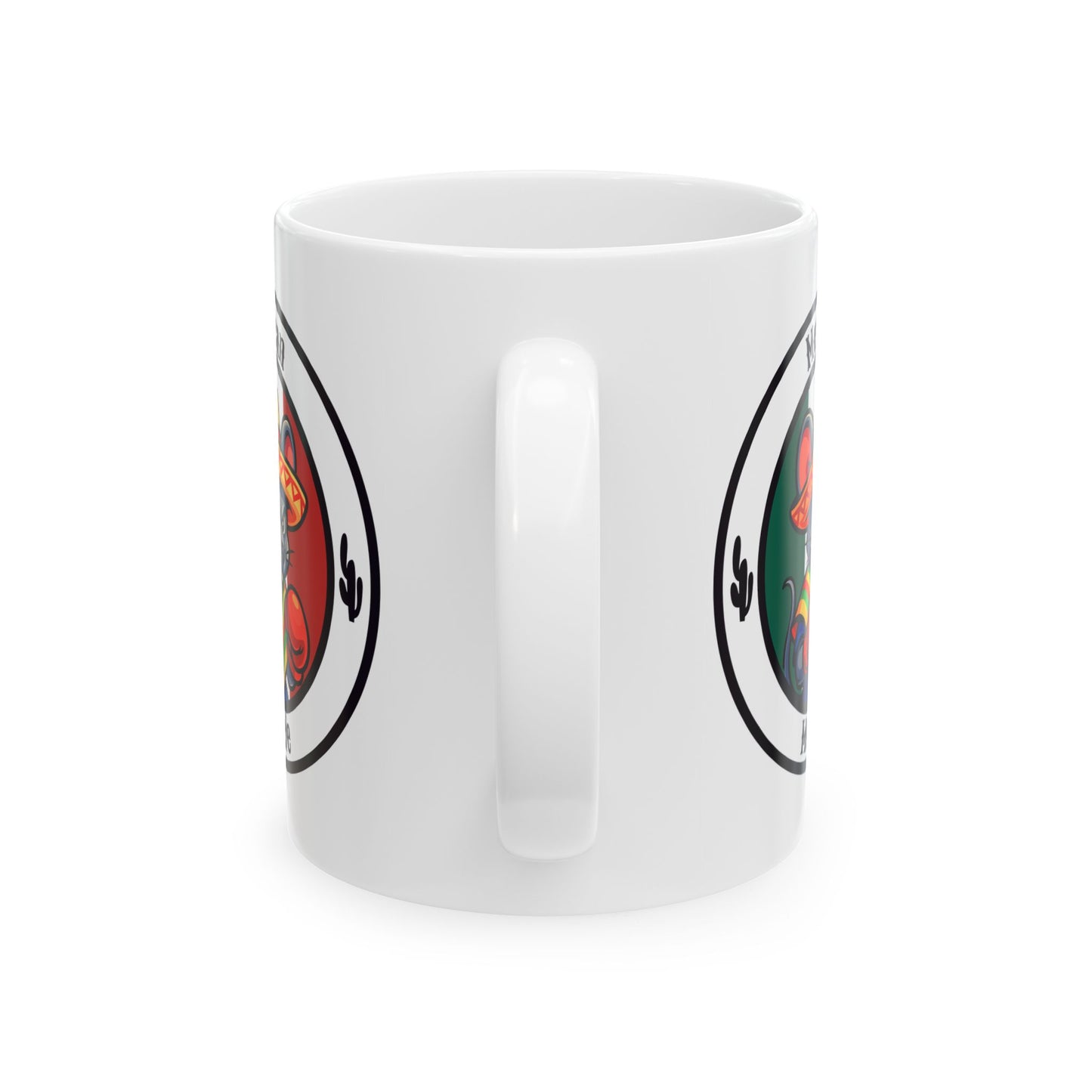 Mexican Mouse Boxing Mug – Cartoon Fighter Design | Gift for Boxing Fans