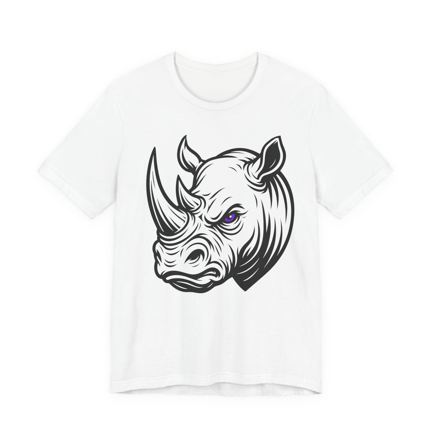 Rhino Boxing T-Shirt – Minimalist Fighter Design | Gift for Dynamic Boxers