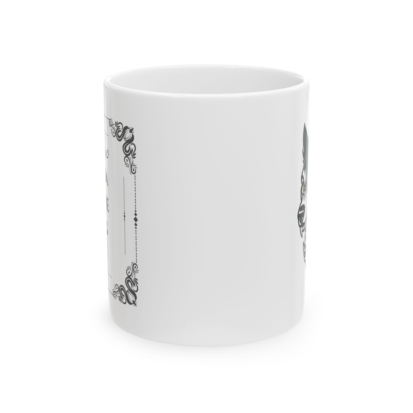 Wolf Boxing Mug – Minimalist Fighter Design | Gift for Strategic Boxers