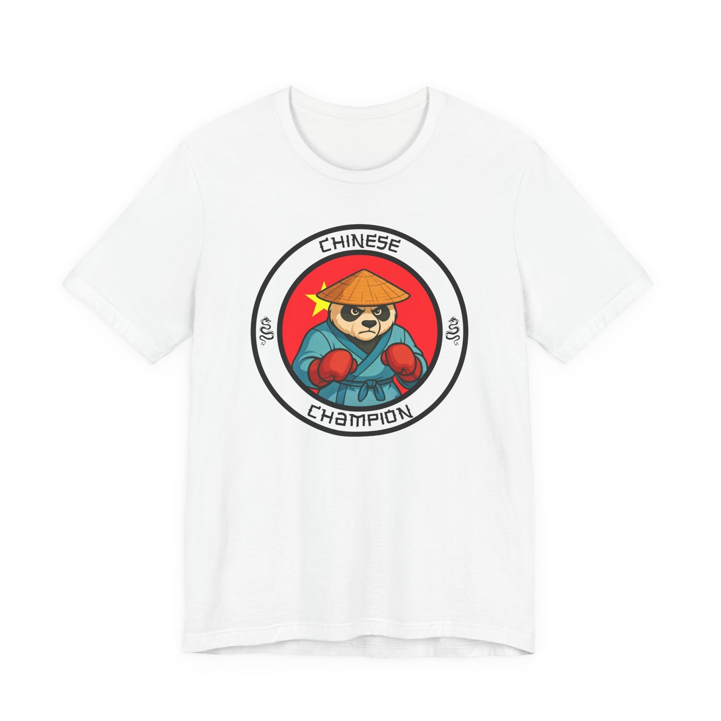 Chinese Panda Boxing T-Shirt – Cartoon Fighter Design | Gift for Boxing Fans