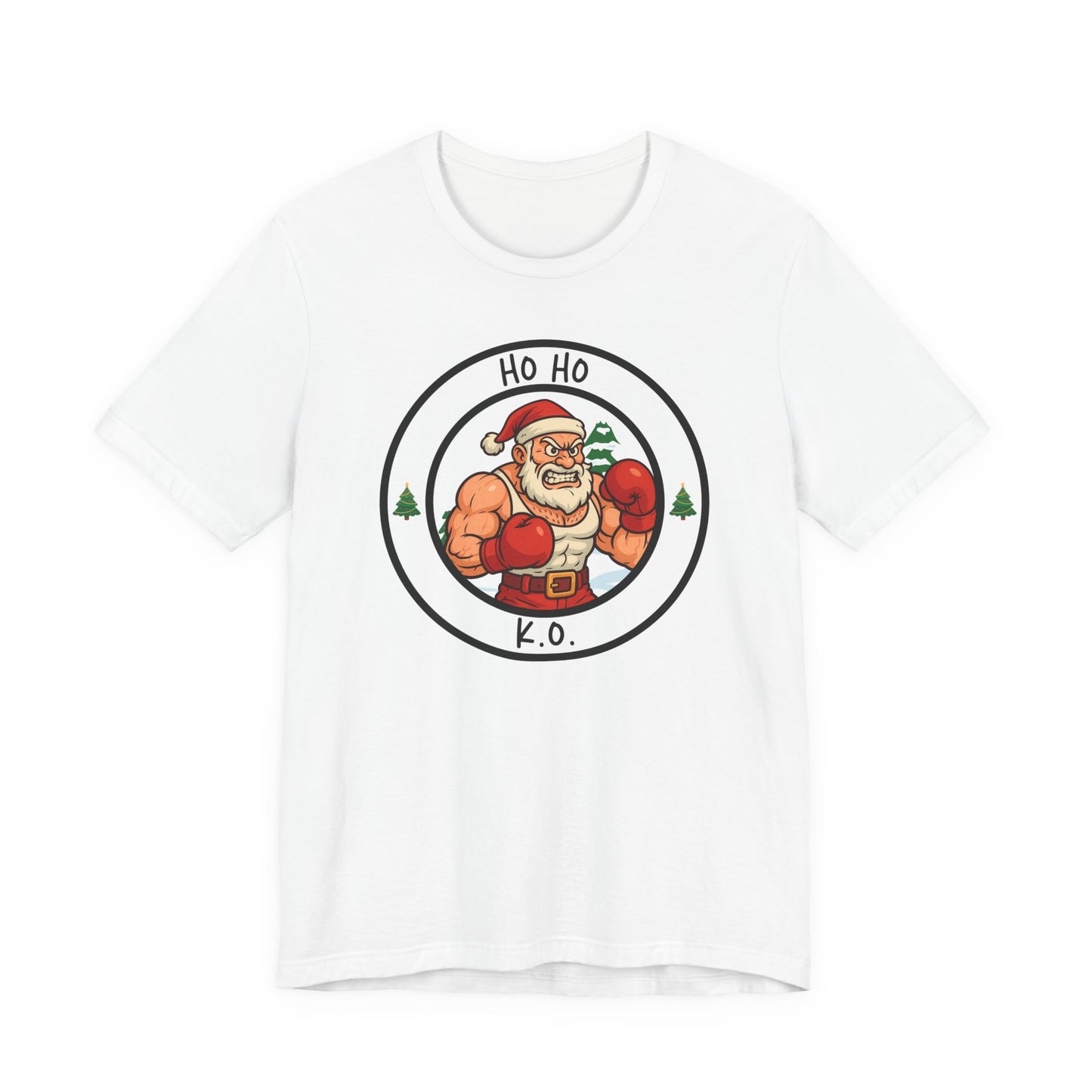 Santa Boxing Tee — Christmas Boxing Shirt