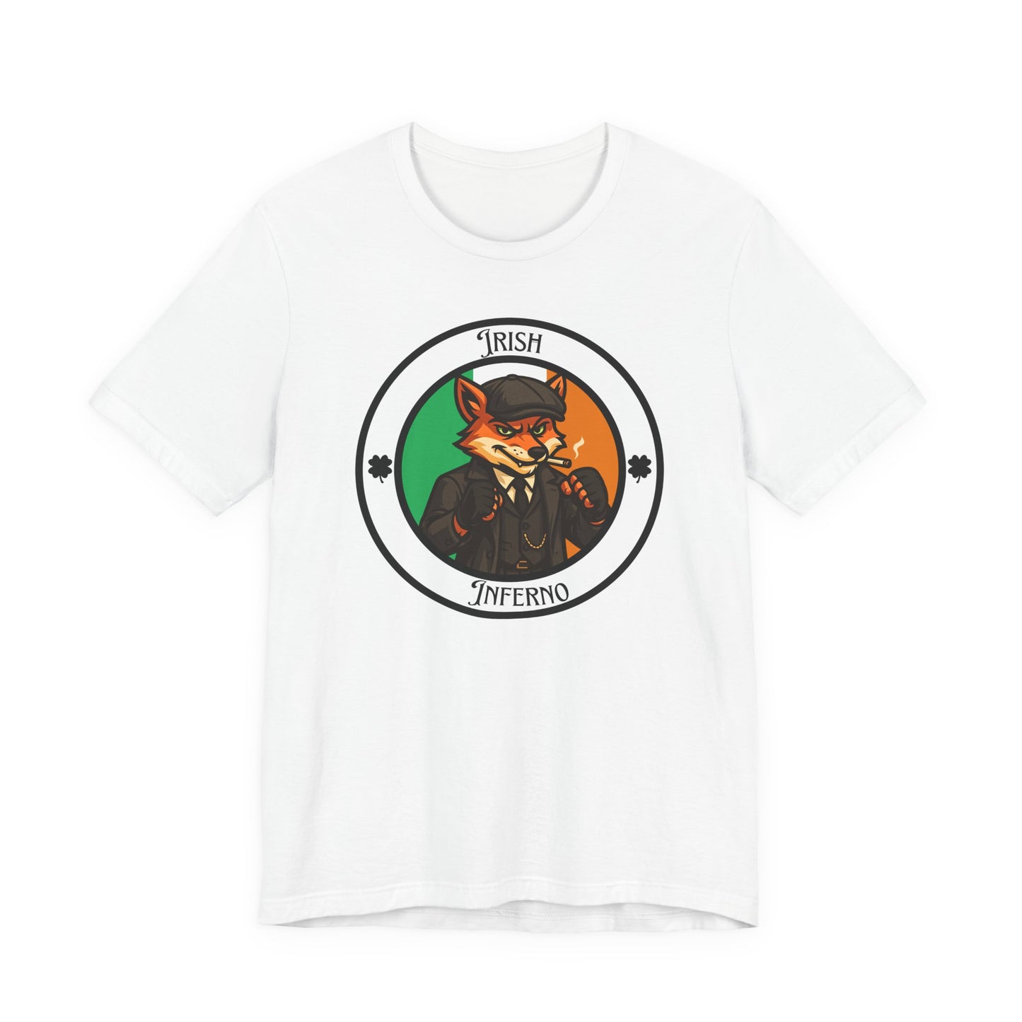 Irish Fox Boxing T-Shirt – Cartoon Fighter Design | Gift for Boxing Fans