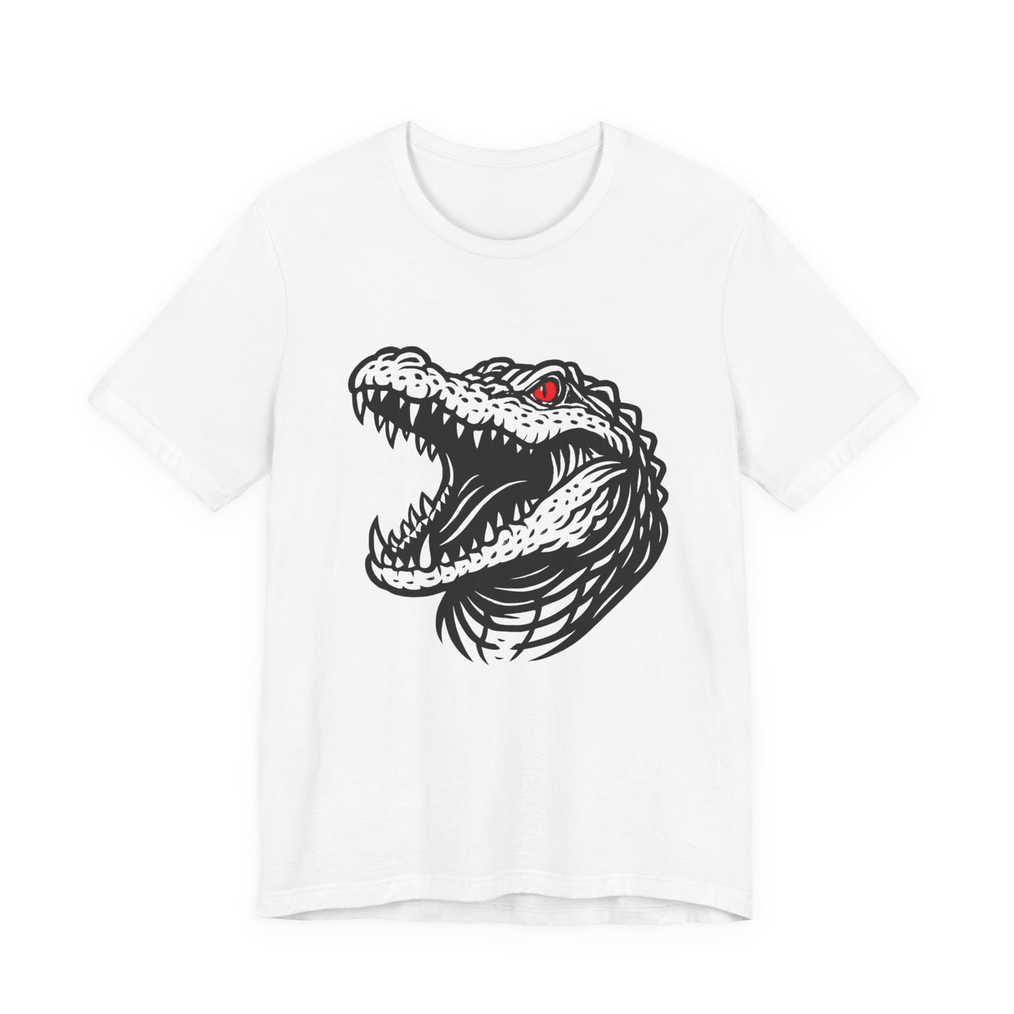Crocodile Boxing T-Shirt – Minimalist Fighter Design | Gift for Dynamic Boxers