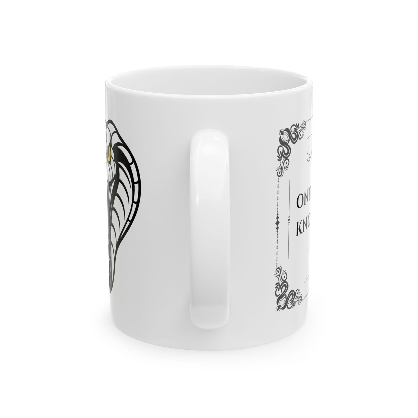 Snake Boxing Mug – Minimalist Fighter Design | Gift for Calculated Boxers