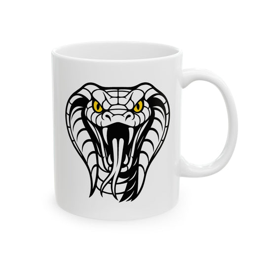 Snake Boxing Mug – Minimalist Fighter Design | Gift for Calculated Boxers
