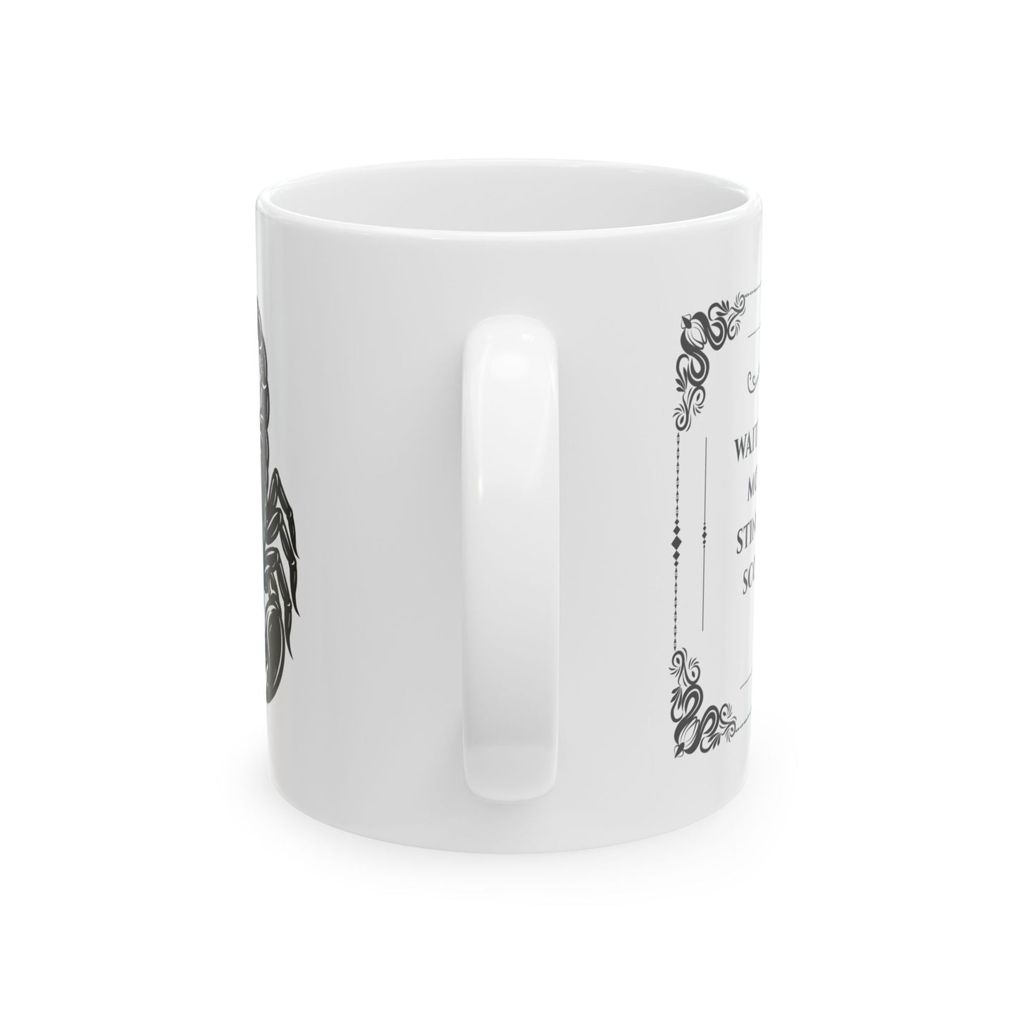 Scorpion Boxing Mug – Minimalist Fighter Design | Gift for Strategic Boxers