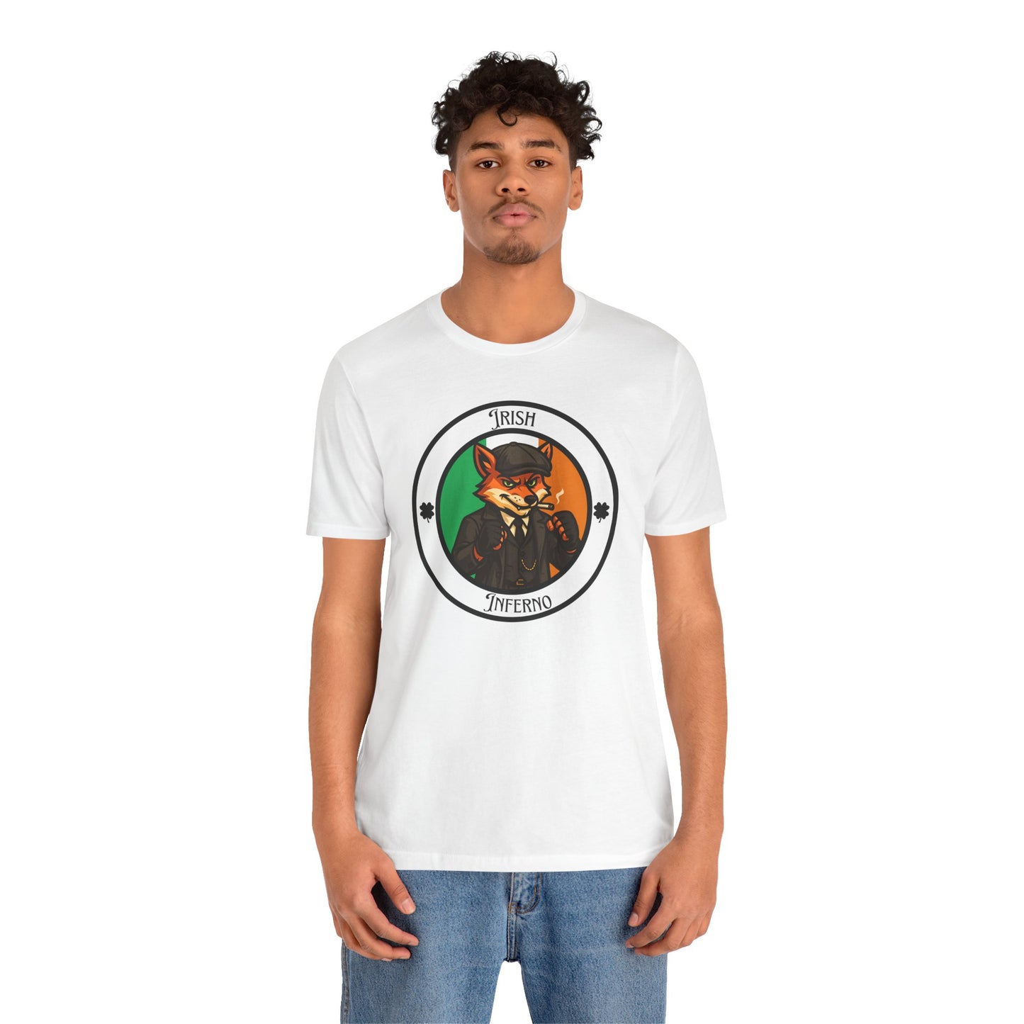 Irish Fox Boxing T-Shirt – Cartoon Fighter Design | Gift for Boxing Fans