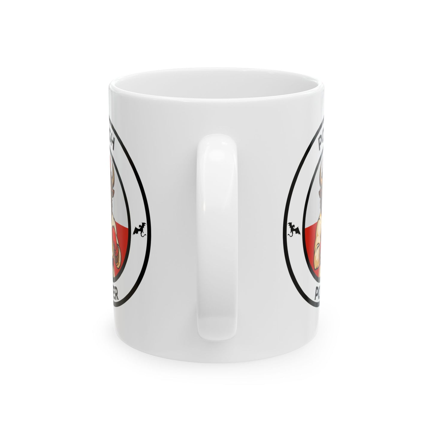 Polish Bison Boxing Mug – Cartoon Fighter Design | Gift for Boxing Fans