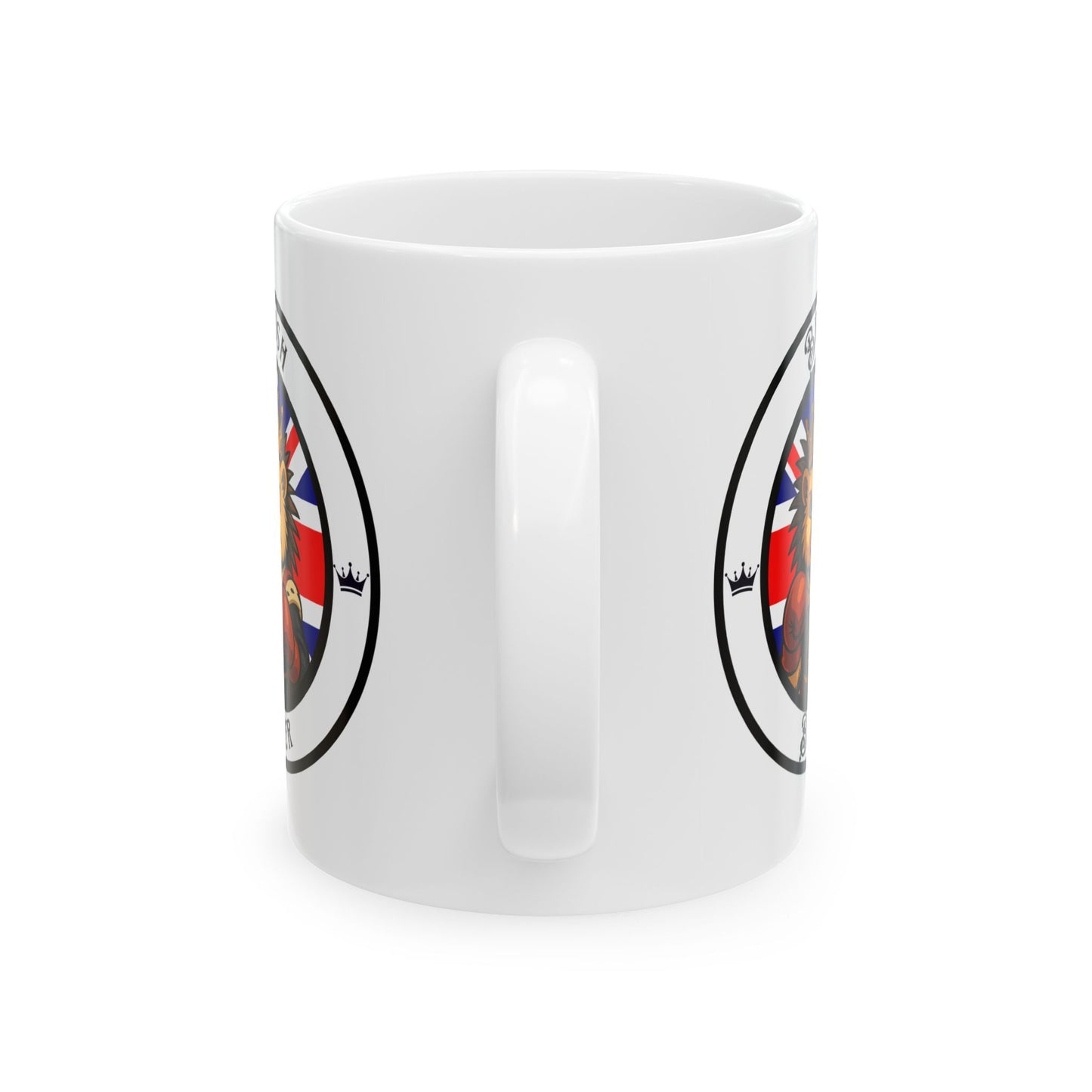 British Hedgehog Boxing Mug – Cartoon Fighter Design | Gift for Boxing Fans
