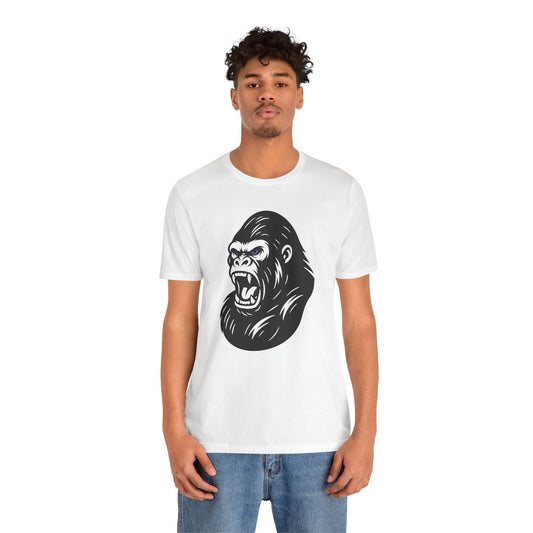Gorilla Boxing T-Shirt – Minimalist Fighter Design | Gift for Dynamic Boxers