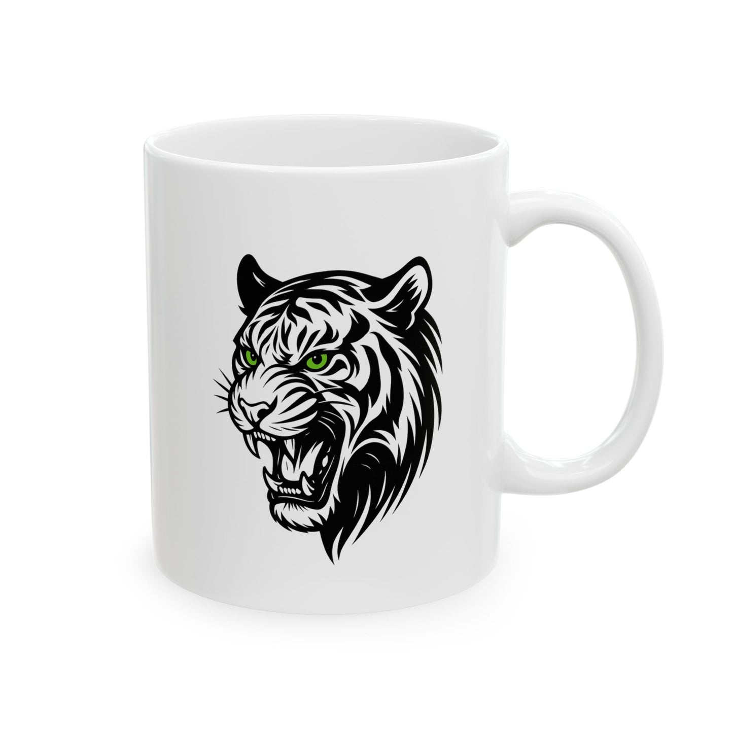 Tiger Boxing Mug – Minimalist Fighter Design | Gift for Dynamic Boxers