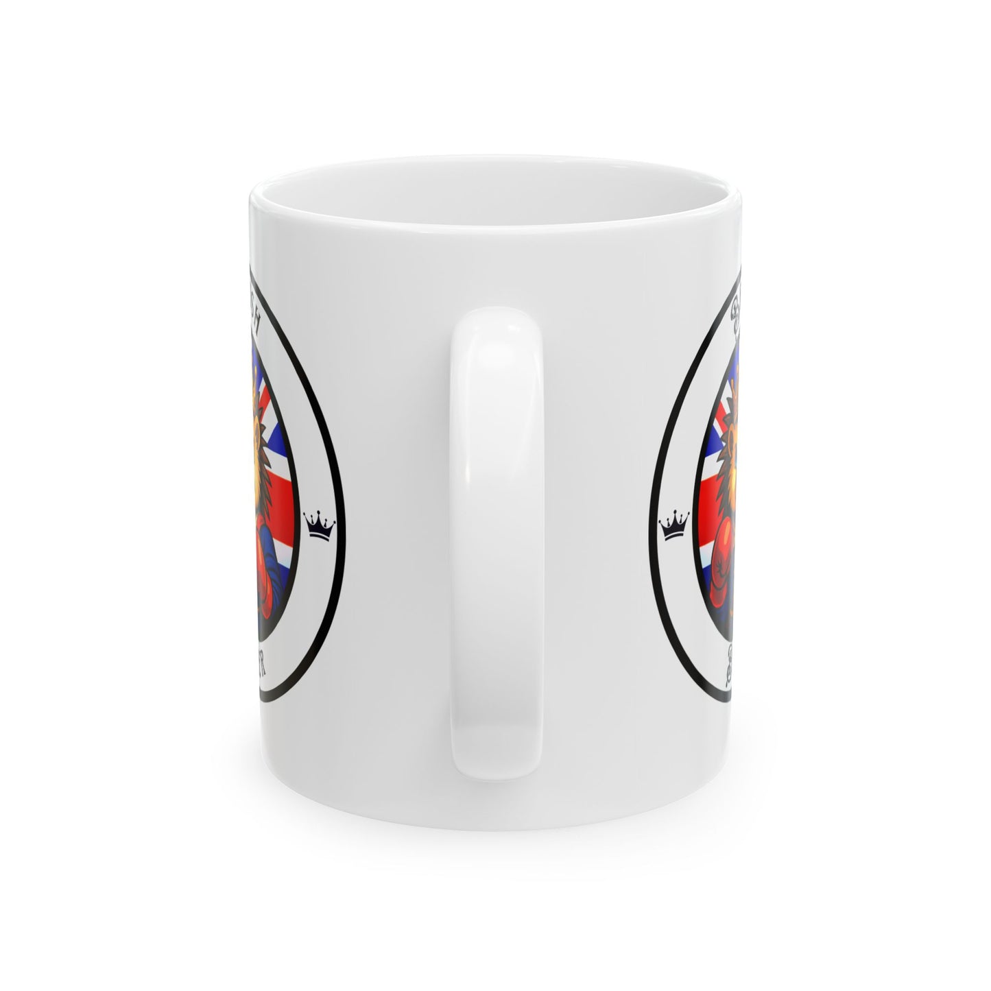 British Hedgehog Boxing Mug – Cartoon Fighter Design | Gift for Boxing Fans