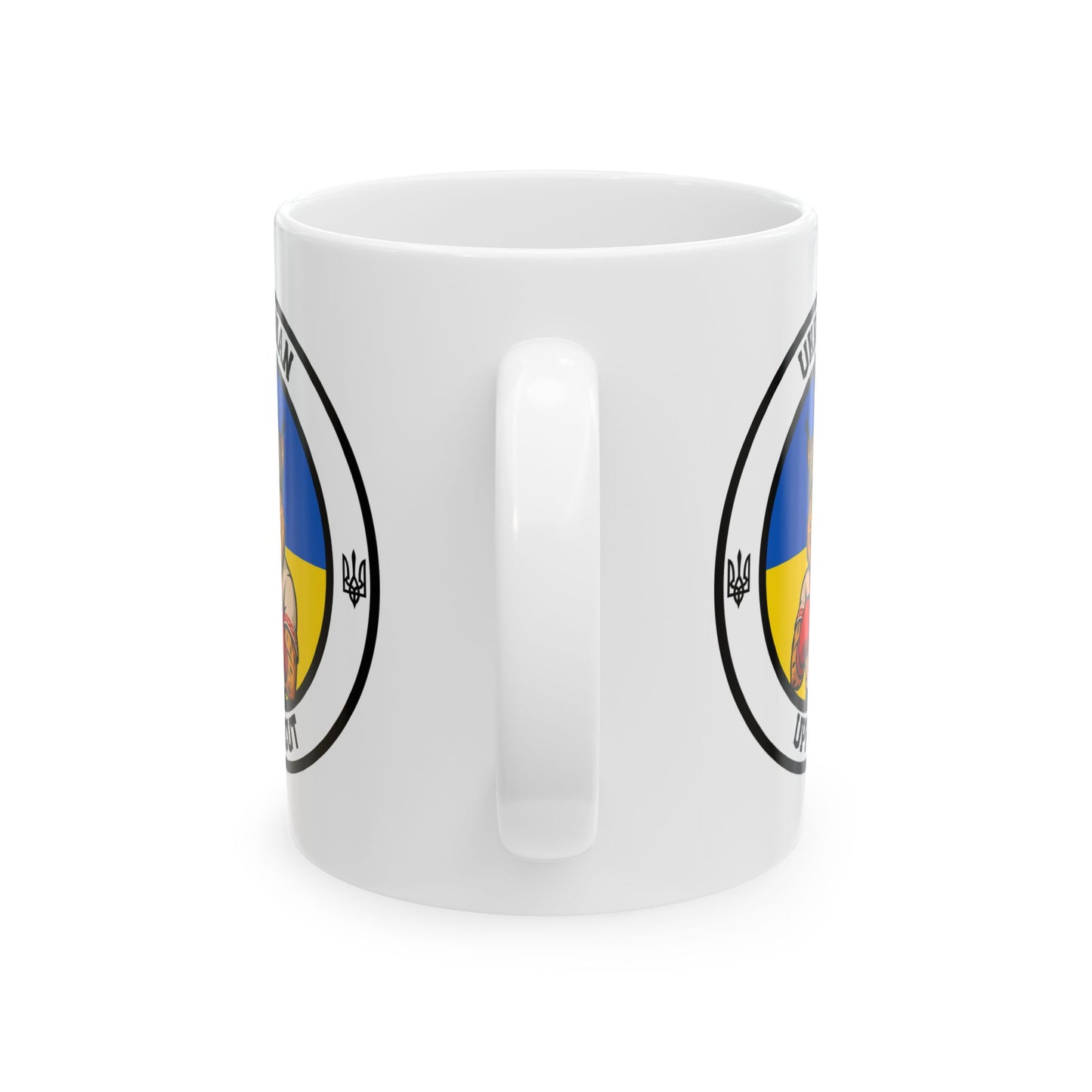 Ukranian Lynx Boxing Mug – Cartoon Fighter Design | Gift for Boxing Fans”