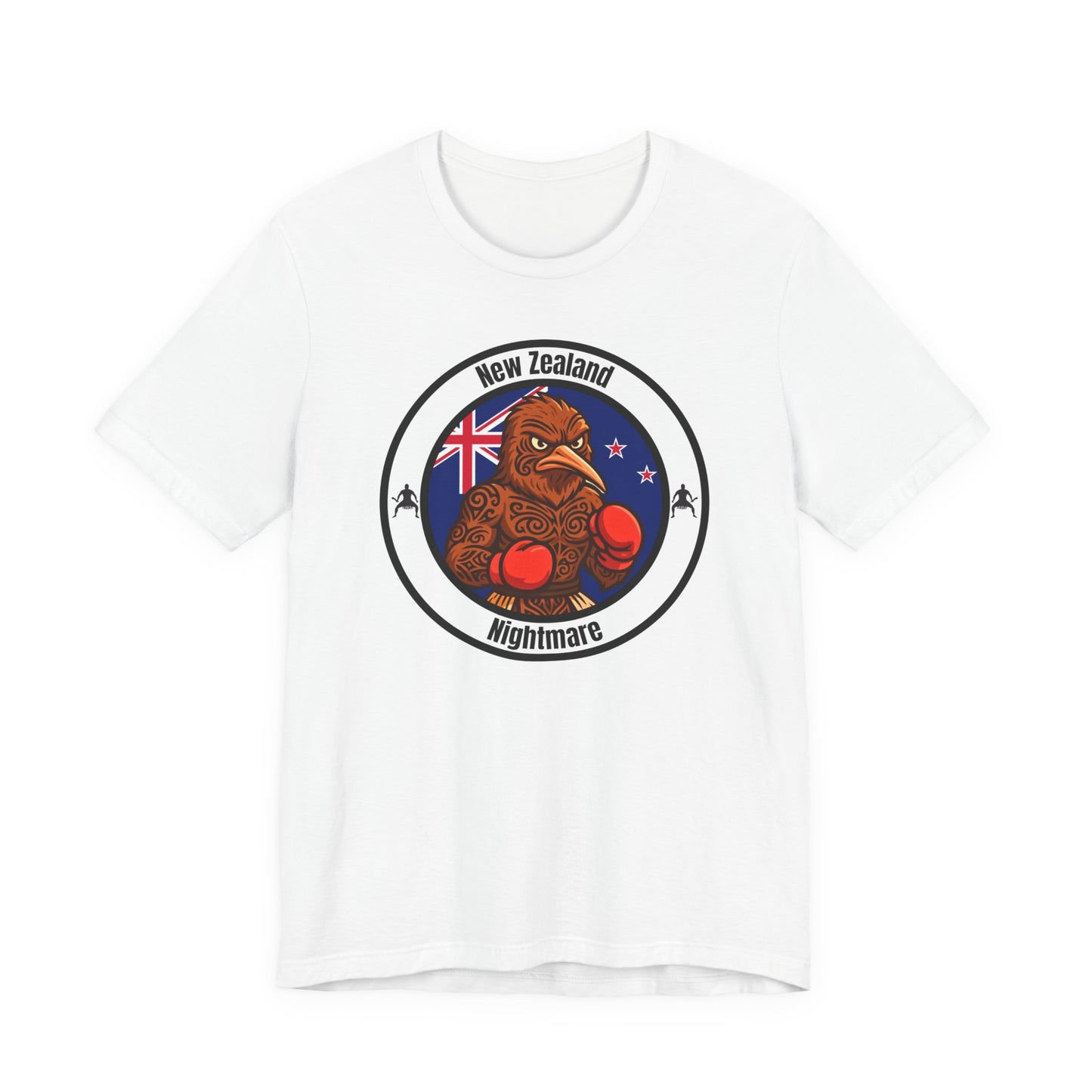New Zealand Kiwi Boxing T-Shirt – Cartoon Fighter Design | Gift for Boxing Fans